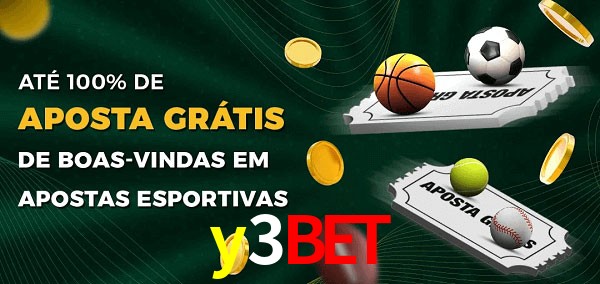 y3bet Ate 100% de Aposta Gratis
